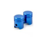 Airtime Aluminium Valve Caps (Blue) - CLEAROUT