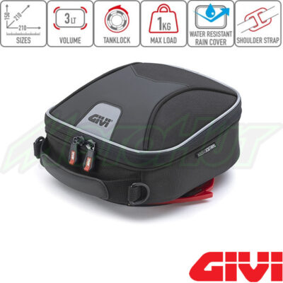 Givi XS319Y Mini Tanklock Tank Bag (3L)