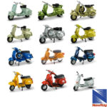 NewRay 1:32 Scale D/C Vespa Bike Assortment