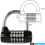 Oxford 5-Digit Combi Padlock