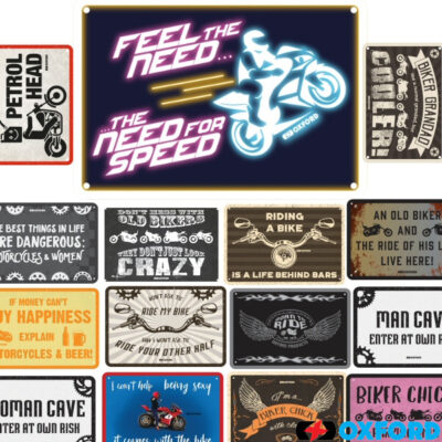 Oxford Garage Metal Signs