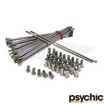 Psychic Stainless Motorcycle Spoke Kits - Rear