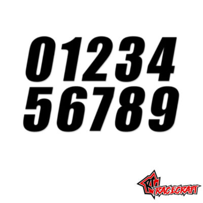Race Craft Number Stickers – Moto Hut