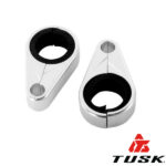 Tusk Billet Brake Line Clamps Polished